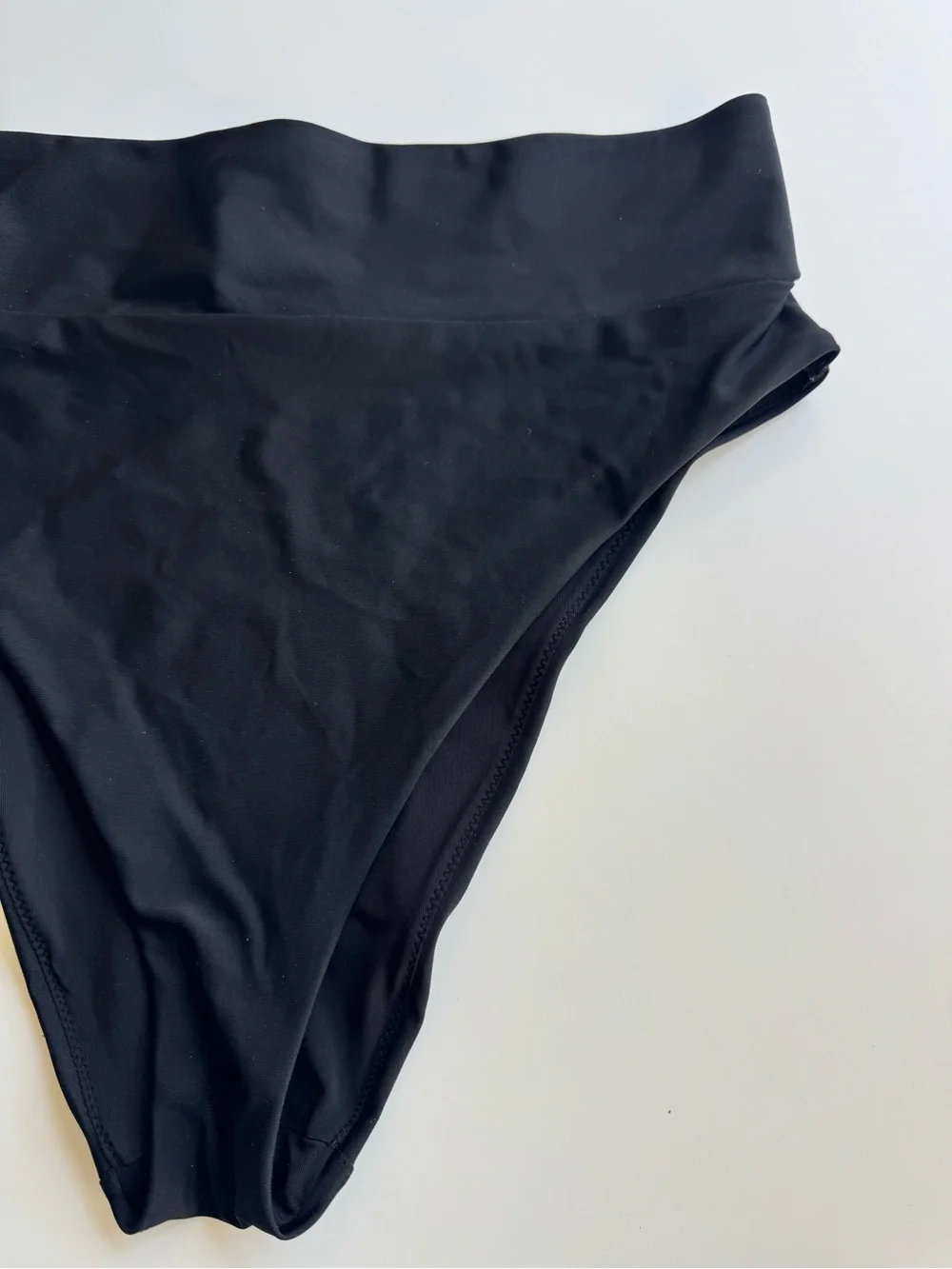 aerie Black High-Waist Bikini Bottom Women’s size Large